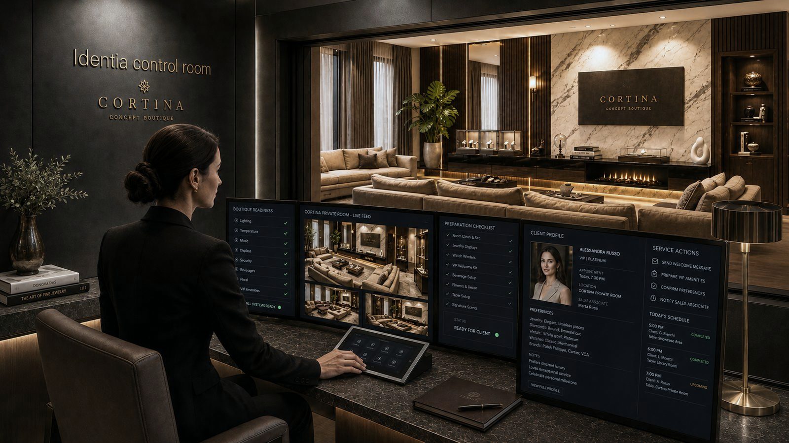 Identia Control Room — Cortina